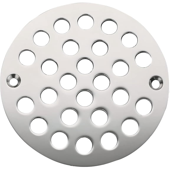 Shower Drain 4 inch Screw-in Replacement Strainer Cover Stainless Steel