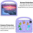 thumbnail image 5 of Dteck Crossbody Strap Kids Case for iPad Air 11 inch 2025 M3/iPad Pro 11 inch (M4) 2024/iPad Air 11 inch (M2) 2024,Cute EVA Hand Grip Case Shockproof Kickstand Cover with Shoulder Strap,Purple, 5 of 6