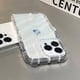 thumbnail image 5 of Luxury Transparent Shockproof Buffer Cushion Case for iPhone 15 14 13 12 11 Pro X XR XS Max 7 8 Plus Soft Clear Silicone Cover, 5 of 5