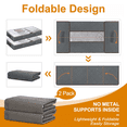 thumbnail image 6 of SPORTS JOY 2Pack 90L Under Bed Storage-Bags Closet Organizers and Storage Bins with Clear Window & 4 Reinforced Handles,for Blankets,Comforter,Sweaters,Pillows,Sheets (Gray-39x20x7in), 6 of 7