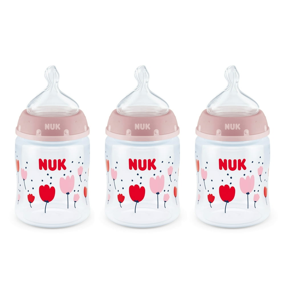 NUK Smooth Flow AntiColic Bottle, 5 oz, 3Pack