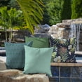 thumbnail image 6 of Arden Selections Outdoor Toss Pillow (2 Pack) 16 x 16, Aqua Leala, 6 of 10