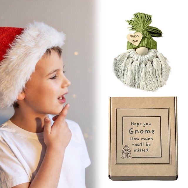 Keepsake With & Blank Card Handmade Doll Decorations For Home Pocket Gnomie Figurine Collective Friendship Letterbox