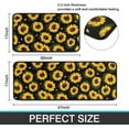 thumbnail image 3 of 2 Piece Sunflower Kitchen Decor Rug Set, Home Kitchen Sink Rugs and Mats Non Skid Washable Absorbent Microfiber Kitchen Floor Carpet 17" x 47"+17" x 30", 3 of 6