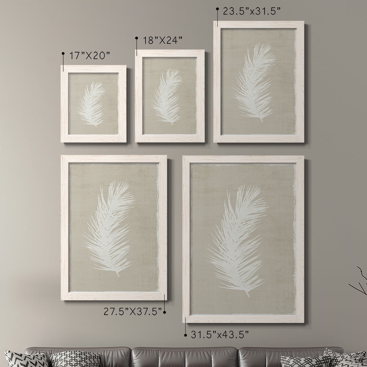 Palm Oasis I - Premium Framed Canvas 2 Piece Set - Ready to Hang
