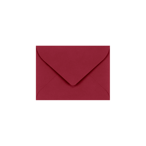 LUXPaper #17 Mini Envelopes, 80 lb. Garnet Red, 2 11/16 x 3 11/16 , 50 Pack