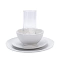 thumbnail image 2 of Vajilla de Cerámica con Vaso Crown Baccara 16 piezas para 4 personas - Defiwhite, 2 of 5
