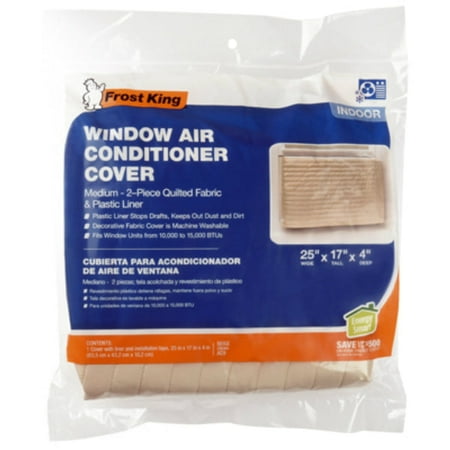 Frost King AC9H Indoor Window Air Conditioner Cover, 18" x 25"