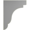 thumbnail image 2 of Ekena Millwork 3 1/2"W x 8 1/2"D x 11"H Bedford Wood Vintage Decor Bracket, Pebble Grey, 2 of 6