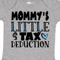 thumbnail image 4 of Inktastic Mommy's Little Tax Deduction Blue Hearts Boys or Girls Baby Bodysuit, 4 of 5
