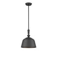 thumbnail image 3 of Savoy House Berg 12" 1 Light Transitional Metal Pendant in Matte Black, 3 of 7