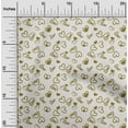 thumbnail image 2 of oneOone Cotton Jersey Cream Fabric Valentine Love Heart Sewing Craft Projects Fabric Prints By Yard 58 Inch Wide, 2 of 4