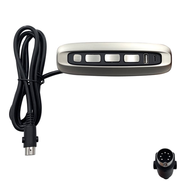 Power Recliner Okin 7 Button 7 Pin Switch Hand Control Model FS.04.07.03 Replacement with USB A C Ports
