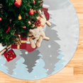 thumbnail image 5 of FMSHPON Santa Claus Xmas Christmas Tree Skirt Stand Mat for Holiday Party Decoration Indoor Outdoor 48 inches, 5 of 6