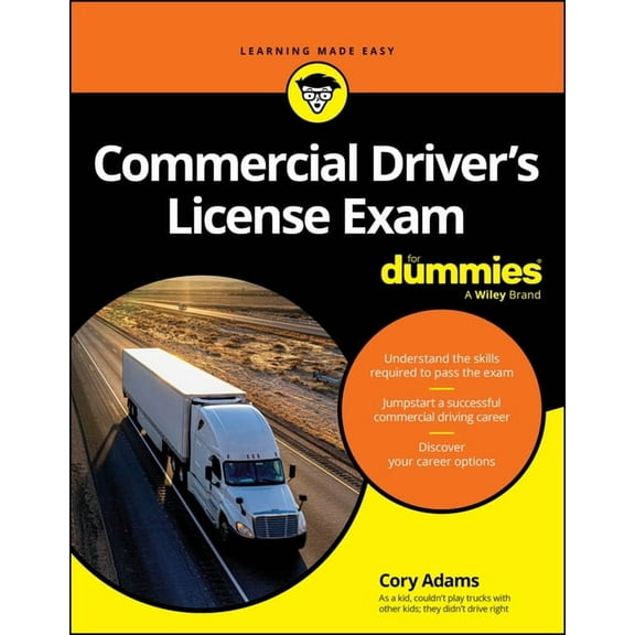 Commercial Driver's License Exam for Dummies, (Paperback)