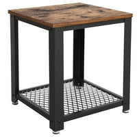 End Tables Product Image Vintage End Table 2 Tier Side With Storage Shelf Sy And Easy