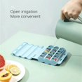 thumbnail image 4 of Ice Cube Mold Silicone DIY Flexible Wave Shape Ice Cube Tray Ice Maker with Lid, 4 of 10