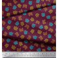thumbnail image 3 of Soimoi Rayon Fabric Coral Ocean Printed Fabric 1 Yard 42 Inch Wide, 3 of 3
