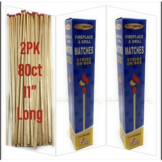 Quality Home Wooden Kitchen Matches, Strike On Box, 32 Matches Per Box (10  Count)