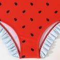 thumbnail image 5 of Mceream Girls 1 Piece Swimsuits Print Bikini Full Coverage Swimwear Summer Beach Padded Bathing Suit 4-7 Years, 5 of 6