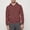 Wine, variant on DAFPZW Men Dialysis Sweatshirt with Arm Zipper Full Zip Fleece Hoodie Solid Long Sleeve Cotton Heavyweight Jacket