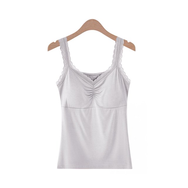 Pijama de manga corta para mujer, de moda, de color liso, con almohadilla para el pecho, sin aros de acero, ropa interior inferior, pijama de manga corta, top de algodón para mujer