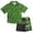 Creeper Green Black, variant on Minecraft Big Boys' Swimwear Camp Shirt and Swim Trunks Set Creeper Green Black