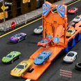 thumbnail image 4 of Camión de transporte de juguete iHaha con 24 coches fundidos a presión para 2 a 7 años, 4 of 9