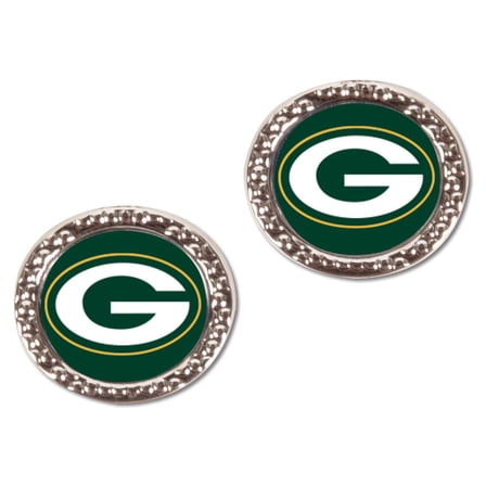 Women's WinCraft Green Bay Packers Round Post Earrings