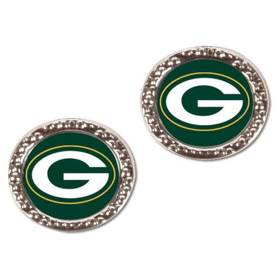 Women's WinCraft Green Bay Packers Round Post Earrings
