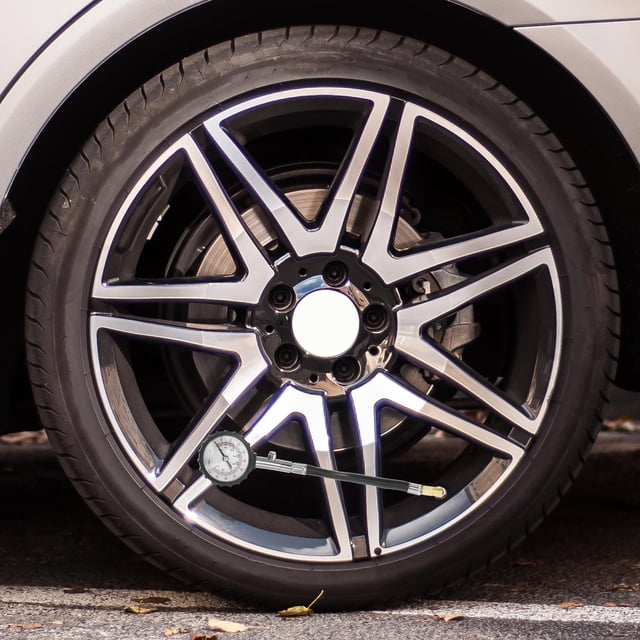 PAMINGONO Tyre Pressure Meter Con Medidor De Presión Exacto Y Manguera Protegida Para Neumáticos