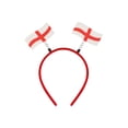 thumbnail image 2 of Diadema con lazo con la bandera de la Copa del Mundo de EE. UU., Canadá y México, decoración para fiestas de fanáticos, diadema con bandera, diadema de plástico, 2 of 6