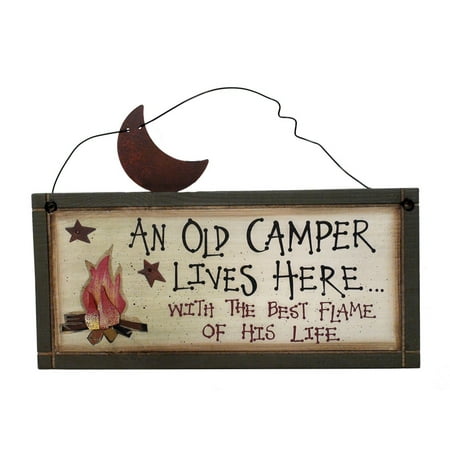 Camper's Best Flame Sign, Measures: 5 1/2 x 12 x 3/4 By Ohio (Best Popup Camper With Bathroom)
