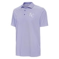thumbnail image 2 of Men's Antigua Royal/White Kansas City Royals Pave Polo, 2 of 3