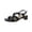 Black Soft Tumble, variant on Womens Jordan Double Strap slingback Slingback Sandals