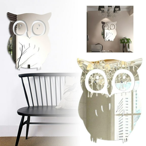 Stunning Acrylic Wall Art Owl, for Living Room Bedroom, Stylish Wall Hanging, Interior Decoration, Elegant Eye-Catching