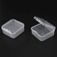 thumbnail image 2 of 120 Pieces Mini Plastic Clear Storage Box for Collecting Small Items, Beads, Jewelry, Business Cards, 2 of 9