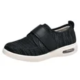 thumbnail image 2 of XIHAHA moda senil pies anchos zapatos hinchados Eversion suave cómodo diabético hombre mujer zapato zapatos para caminar baile cuadrado, 2 of 4