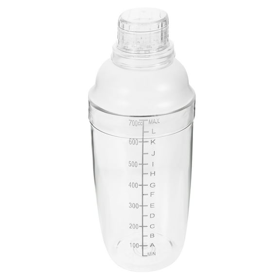 WHAMVOX Clear 700ml Cocktail Shaker for Bar, Tea, Wine, and Beverage Mixing Cup