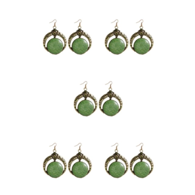 Collar con colgante de piedra de cristal hecho a mano Sonducket E055-Verde estilo bohemio regalo para mujer