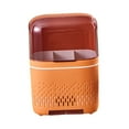 thumbnail image 2 of Tnarru Tableware Drainer Flatware Drying Rack Chopstick Holder for Kitchen Bathroom orange, 2 of 8