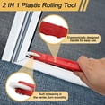 thumbnail image 4 of 14Pcs Screen Repair Kit, Screen Repair Spline Tool 2Pcs Screen Rolling Tool with Bearing Spline Tools/Screen Spline Removal Hook/Groove Cleaning Brush/ 10Pcs Screen Installer Clips, 4 of 7