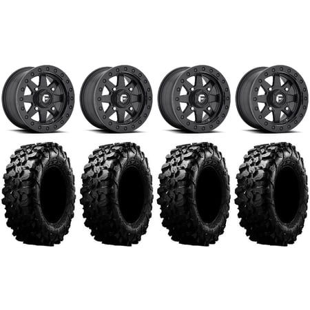Fuel Maverick Bdlk Bk 15 Wheels 32 Carnivore Tires Can-Am Commander Maverick Renegade Outlander Defender