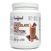 Sunfood Superfoods Organic Rice Protein, Chocolate, 2.5 Lb