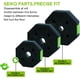 thumbnail image 5 of Historyli Set Pesas Mancuernas Ajustables 44lb, para Gimnasio en Casa, Negro/Verde, 5 of 6