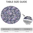 thumbnail image 6 of Pioneer Flower Floral Print Pattern Round Fitted Tablecloth with Elastic Edge,Dining Table Cover Waterproof,Outdoor Round Tablecloth for Camping,Dining,Indoor and Outdoor, 6 of 7