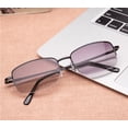 thumbnail image 3 of 3 Pack Men Women Metal Reading Glasses Rectangular Half Rimless Sunglasses Presbyopic glasses, 3 of 3