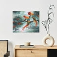 thumbnail image 6 of Logiee Exotic Birds Forest Print Canvas Wall Art ,Art Poster,Canvas Decorative Picture,Decor Wall Pictures for Living Room Bedroom Bathroom,Ready to Hang, 6 of 6