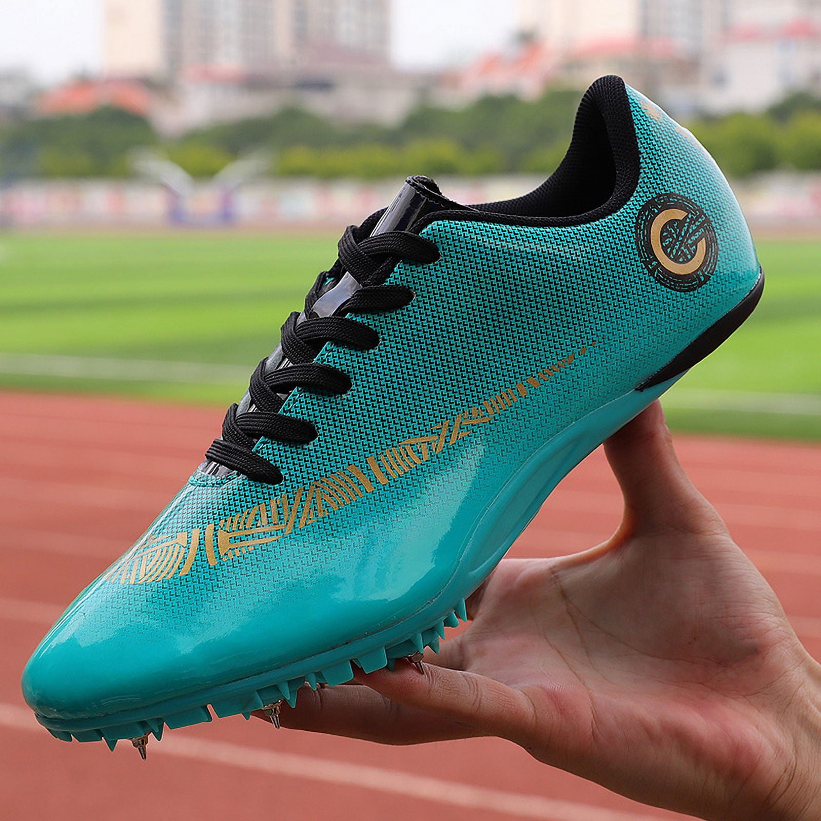 Men's Women's Track and Field Shoes Racing Jumping Sprint Sneakers Professional Running Spikes Athletic Shoes