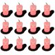 thumbnail image 1 of 12 piezas de velas de taza de Halloween con luz Led velas sin llama de Halloween para fiesta de Halloween Zhivalor  CPB-SSW723-2, 1 of 5